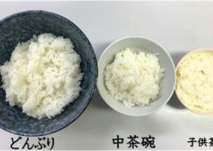 早見表 ご飯1杯の値段 お茶碗サイズ別 お米の基礎知識